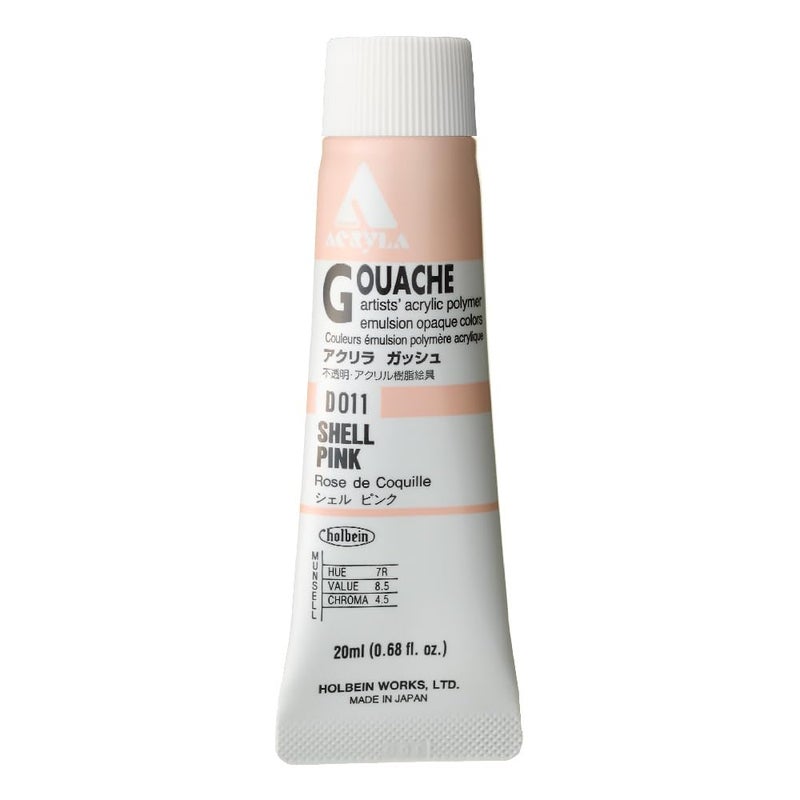 Holbein Acryla Gouache 20ml Shell Pink